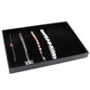 Jewelry Pouches Display Tray Velvet Ring Necklace Organizer Bracelet Storage For CASE Multifunctional Box