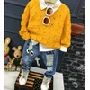 Jeans Girls Spring Autumn Children Trousers 1 7Yrs Baby Boys Casual Hole Pants Cartoon Cat Kids 230609