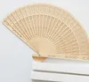 50PCS Custom Printing Chinese Sandal Wood Wedding Fan Personalized Hand Foldable Wooden Fan in Organza Bag Party Decorations FREE