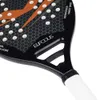 Tennisrackets Hoge kwaliteit ruw oppervlak koolstof en glasvezel strandracket met beschermende tas voor rackethoes 230608