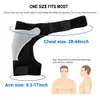 Back Support Shoulder Ice Pack Brace Cool Therapy Compression för tendonit Dislocated Joint Rotator Cuff Pain Relief 230608
