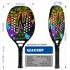 Теннисные ракетки Wakdop 12k Raquete Beach Tenis Carbon Fiber Rack Surface Peach Racket с пакетом 230608