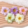 Dekorativa blommor 20st konstgjort huvud Silkorkidé för hemmamart Bröllopsdekoration Diy Craft Bride Wreath Girl Gift Dress Fake Flower