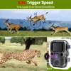 Jachtcamera's Mini Trail Game Camera Nachtzicht 1080P 12MP Waterdichte jachtcamera Outdoor Wild po traps met IR LEDS Bereik tot 65ft 230608