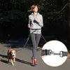 Dog Collars Leashes Leash Hands Free For Pet Running Walking Dogs Harness Collar Jogging Lead Adjustable Waist Traction Belt Rope Z0609
