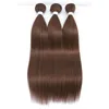 Hair Bulks Gladys Synthetic Straight Hair Weavings Premium Fiber Hair Extensions Super Long Hair Curtains Full to End 230608