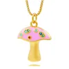 Collane con ciondolo Dolce e romantica Bambina a forma di fungo 2023 Collana principessa squisita squisita Regalo per bambini preferito