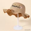 모자 모자 색상 어린이 소녀 짚 모자 넓은 뇌하수선 햇볕 선도 유아를위한 여름 여행 야외 여행
