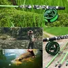 Rod Reel Combo Sougayilang Fly Fishing och Multi Section för Trout Bass Lämplig Stream Lake 230609