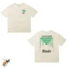 2024 new Rhude Mens T shirts Womens Designer T shirts Rhude Printed Fashion man Tees Top Quality US Size S-XL