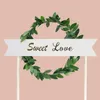 Forniture festive Altro Party Style Cake Topper Buon compleanno Sweet Love Decorazioni di nozze Forniture per cupcake Altro