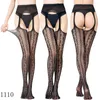 Women Socks Sexy Suspenders Net Super Elastic Silk Stockings Garter Belt Over Knee Mesh Pantyhose Integrated