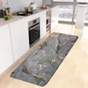 Mats Bath Mats Abstract Marble Kitchen Floor Mat Grey Gold Textured Pattern Modern Geometric Room Long Carpet Home Decor Nonslip Rug