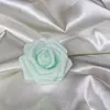 Flores decorativas 30 piezas 8 CM PE espuma rosas flor con tallo boda coche hogar Decoración nupcial Diy regalos caja Artificial