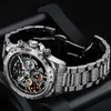 Armbanduhr Haiqin Männer Uhren 2023 Luxus automatisch oberste Markengelenk für Skelett 5BR wasserdichte Relojbres