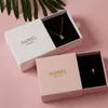 Jewelry Boxes Wholesale 100pcs lot Custom Pink Paper With Gift Packaging Earring Necklace Bracelet Ring 230609