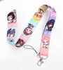 Heiße neue 20 stücke Kimetsu keine Yaiba lanyard Neck Strap Lanyard Handy Schlüssel Kette ID Abzeichen Schlüssel Ketten Großhandel 2024