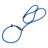 Coleiras para cães Coleira para cachorro de estimação Coleira corrediça para cachorros de estimação Corda de chumbo para correntes de náilon Coleira sem puxão Treinamento para cães pequenos Preto Vermelho Azul Z0609