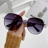 2023 viseras de metal para mujeres Advanced Sense Ins polarizadas moda resistente a los rayos UV gafas de sol 8111