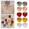 Charms Resin Heart Charm 24x22mm Small Love Shape Pendants For Women DIY Jewelry Necklaces Making Findings 5-Color