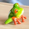 Dekorativa föremål Figurer 3D Frog Funny Car Office Desk Computer Decor Ornamentes Miniatures Decorations Landcrape Bonsai Garden Decor Xmas Gift 230608