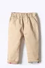 Pantalon printemps automne conception enfants pantalons garçons pantalons en coton pour bébés garçons mince blanc enfant en bas âge pantalons vêtements décontractés garçons pantalons 230608