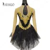 Stage Wear Ballet Leotard for Women Skirt Birthday Dress 2023 Adult Costume Full Body Suit Long Sleeve Dance