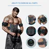 Core Abdominal Trainers EMS Abdominal Muscle Stimulator Trainer USB Connect Abs Fitness Equipment Training Gear Muscles Electrostimulator Toner Massage 230608