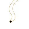 Clover Halsband Ny designer Pendanthalsband för kvinnor Elegant 4/fyra blad Högkvalitativa Choker -kedjor Designer smycken 18K Pläterad guldflickor gåva