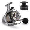 Baitcasting Reels VWVIVIDWORLD High Quality Double Spool Fishing Reel 5.1 1 4.7 1 Gear Ratio Spinning Reel Carp Fishing Casting Reel For Saltwater 230608