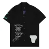 koszula hawajska męskie koszulki projektant tee luksusowa koszulka kamuflaż list drukuj t shirt klasyczna moda odzież damska koszule z krótkim rękawem casual topy