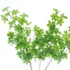 Flores Decorativas Planta Ornamental Artificial Japonês Pingente Relógio Dianthus Falso Bonsai Home Office Decore