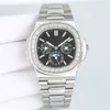 Patekphilippe Watch PP Designer Mechanical Mens Movement Watch Business 40 мм автоматические водонепроницаемые часы Montre Luxes