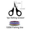 Rod Reel Combo Fishing tools Kit Spinning Telescopische Set met Lijn Kunstaas Haken Tas Accessoires 230609