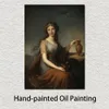 Hoge kwaliteit Elisabeth Vigee Lebrun klassiek portret canvas kunst portret van Anna Pitt als Hebe handgeschilderde slaapkamer decor