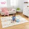 Play Mats Spädbarn Shining Baby Mat Portable Foldbar Climbing Pad 180x200x1cm Foam Tasteless Parlor Game Filt 230608