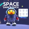 Baby Duck Toy Musical Interactive Toy with Lights and Sounds Dancing Robot Duck Space Elements for Infants Babies Kids Gifts