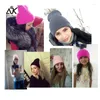 Berets Cotton Winter Hats Outdoor Female Skullies Beanies Unisex Casual Solid Color Knitted Hedging Cap For Adult Hip Hop DIY Headgear