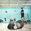 Volani da badminton 3612Pcs Allenamento con la palla per uso domestico Stabile Volano durevole Piuma d'oca nera Professionale 230608