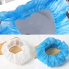 Toilet Seat Covers 10Pcs Portable Disposable Elastic Pads Travel Accesssories Trip Essentials Non-woven Fabric Commode Cushion