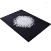 Tapis nordique Super grand INS doux flanelle géométrique noir et blanc tapis épais salon tapis tapis de jeu couverture antidérapante