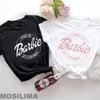 T-shirt da donna Bride Team Shirts Donna Estetica Addio al nubilato Top da sposa T-shirt da damigella d'onore Estate O-Collo Top TX309 230609