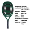 Tennis Rackets Professional Carbon and Glass Fiber Beach Racket Soft Face Racquet Cover High Quality Padel With Bag 230608