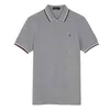 DEPT MENS Polo Shirt Designer Hombres T Shirt Classic FRD Polo Shirt England Cotton Short Sleeve Tennis Cotton Polos White Black S-2XL