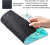 Mouse Pads Wrist Rubber Base Cyan Blue Marble Mouse Pad Washable Square Cloth for Office