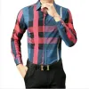 2022 Luxury Designer Men's Shirts Fashion Casual Business Social and Cocktail Shirt Brand Spring Autumn Slimning De mest fashionabla kläder S-3XL 751110091