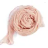 Foulards été doux léger mode écharpe pour femmes 2023 classique Vintage couleur unie mince Long châle plage vacances filles rose