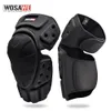 Elbow Knee Pads WOSAWE Adjustable Knee Protector Motorcycle Motocross Tactical Sport Riding Cycling Skating Ski Knee Pads Kneepad Brace Support 230609