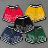 Shorts masculinos de alta qualidade Rhude Morant combinando shorts de basquete de malha de rua americana soltos casuais para homens