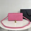 Yüksek kaliteli kadın zinciri omuz crossbody çanta çantası Messenger çanta el çantası sırt çantası çanta saman saçak birden fazla renk